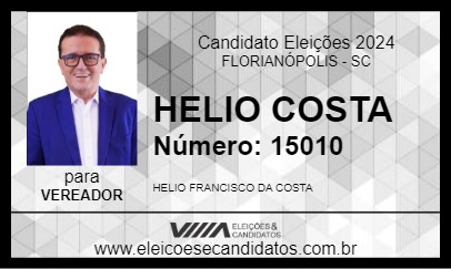 Candidato HELIO COSTA 2024 - FLORIANÓPOLIS - Eleições