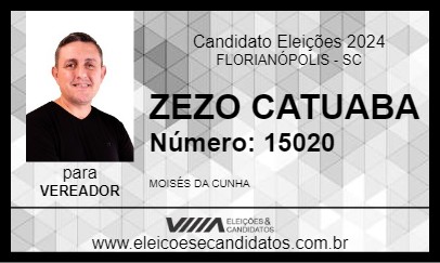 Candidato ZEZO CATUABA 2024 - FLORIANÓPOLIS - Eleições