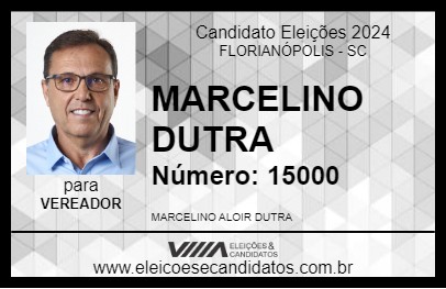 Candidato MARCELINO DUTRA 2024 - FLORIANÓPOLIS - Eleições