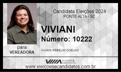 Candidato VIVIANI 2024 - PONTE ALTA - Eleições