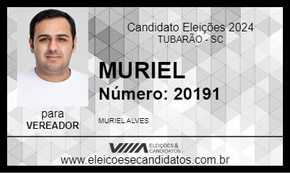 Candidato MURIEL 2024 - TUBARÃO - Eleições