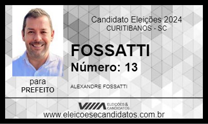 Candidato FOSSATTI 2024 - CURITIBANOS - Eleições