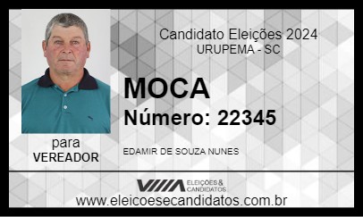 Candidato MOCA 2024 - URUPEMA - Eleições