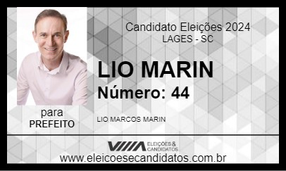 Candidato LIO MARIN 2024 - LAGES - Eleições