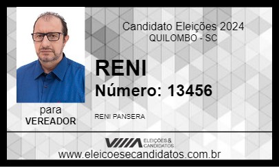 Candidato RENI 2024 - QUILOMBO - Eleições