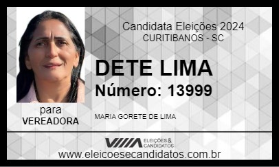 Candidato DETE LIMA 2024 - CURITIBANOS - Eleições