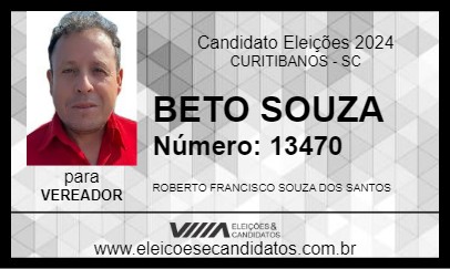 Candidato BETO SOUZA 2024 - CURITIBANOS - Eleições