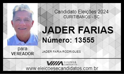 Candidato JADER FARIAS 2024 - CURITIBANOS - Eleições