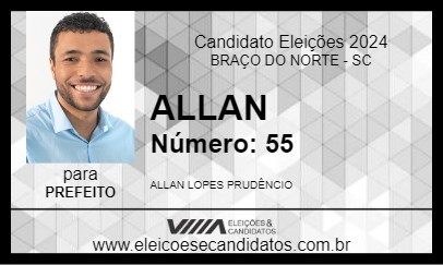 Candidato ALLAN 2024 - BRAÇO DO NORTE - Eleições