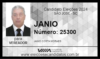 Candidato JANIO 2024 - SÃO JOSÉ - Eleições