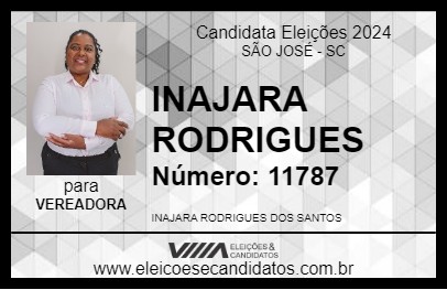 Candidato INAJARA RODRIGUES 2024 - SÃO JOSÉ - Eleições