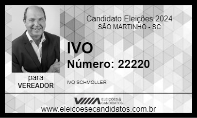 Candidato IVO 2024 - SÃO MARTINHO - Eleições