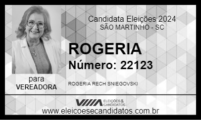 Candidato ROGERIA 2024 - SÃO MARTINHO - Eleições