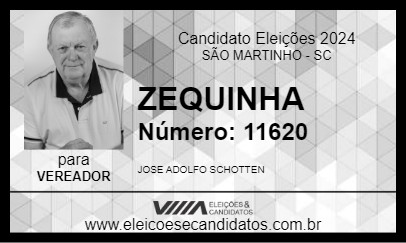 Candidato ZEQUINHA 2024 - SÃO MARTINHO - Eleições