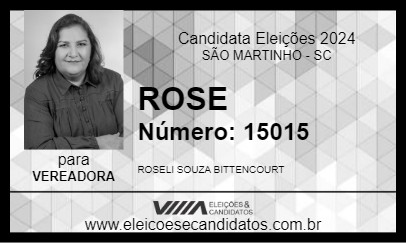 Candidato ROSE 2024 - SÃO MARTINHO - Eleições