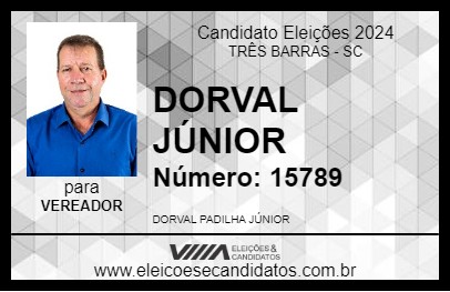 Candidato DORVAL JÚNIOR 2024 - TRÊS BARRAS - Eleições