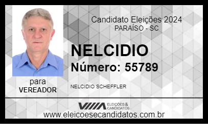 Candidato NELCIDIO 2024 - PARAÍSO - Eleições