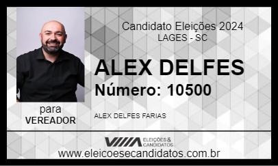 Candidato ALEX DELFES 2024 - LAGES - Eleições