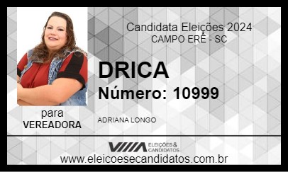 Candidato DRICA 2024 - CAMPO ERÊ - Eleições