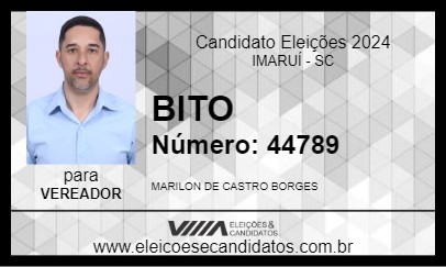 Candidato BITO 2024 - IMARUÍ - Eleições