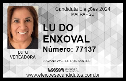 Candidato LU DO ENXOVAL 2024 - MAFRA - Eleições