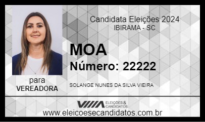 Candidato MOA 2024 - IBIRAMA - Eleições