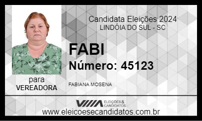 Candidato FABI 2024 - LINDÓIA DO SUL - Eleições