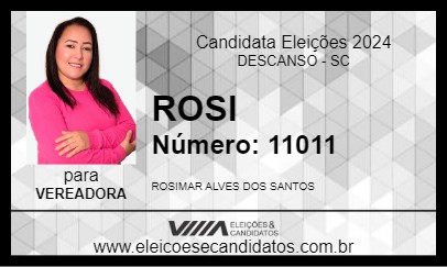 Candidato ROSI 2024 - DESCANSO - Eleições