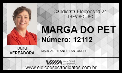 Candidato MARGA DO PET 2024 - TREVISO - Eleições