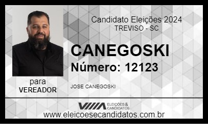 Candidato CANEGOSKI 2024 - TREVISO - Eleições