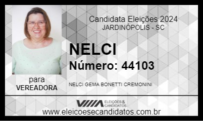 Candidato NELCI 2024 - JARDINÓPOLIS - Eleições