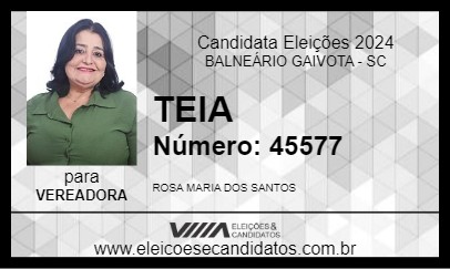 Candidato TEIA 2024 - BALNEÁRIO GAIVOTA - Eleições