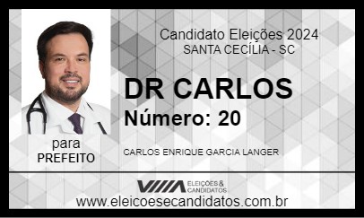 Candidato DR CARLOS 2024 - SANTA CECÍLIA - Eleições