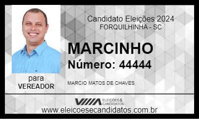 Candidato MARCINHO 2024 - FORQUILHINHA - Eleições