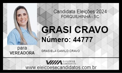 Candidato GRASI CRAVO 2024 - FORQUILHINHA - Eleições