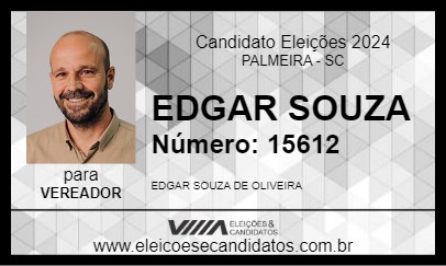 Candidato EDGAR SOUZA 2024 - PALMEIRA - Eleições