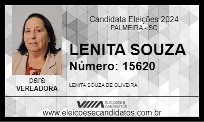 Candidato LENITA SOUZA 2024 - PALMEIRA - Eleições