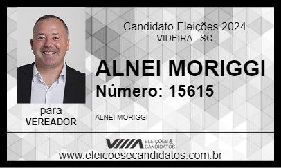 Candidato ALNEI MORIGGI 2024 - VIDEIRA - Eleições