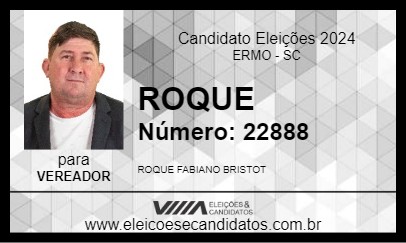 Candidato ROQUE 2024 - ERMO - Eleições