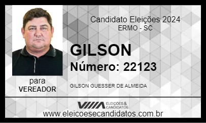 Candidato GILSON 2024 - ERMO - Eleições