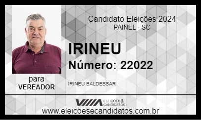 Candidato IRINEU 2024 - PAINEL - Eleições