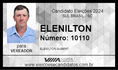 Candidato ELENILTON 2024 - SUL BRASIL - Eleições