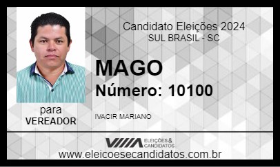 Candidato MAGO 2024 - SUL BRASIL - Eleições