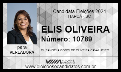 Candidato ELIS OLIVEIRA 2024 - ITAPOÁ - Eleições