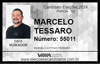 Candidato MARCELO TESSARO 2024 - ITAPOÁ - Eleições