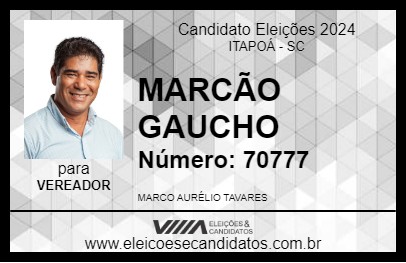 Candidato MARCÃO GAUCHO 2024 - ITAPOÁ - Eleições