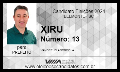 Candidato XIRU 2024 - BELMONTE - Eleições