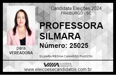 Candidato PROFESSORA SILMARA 2024 - FRAIBURGO - Eleições