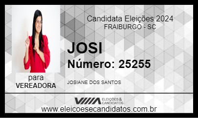 Candidato JOSI 2024 - FRAIBURGO - Eleições