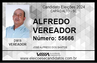 Candidato ALFREDO 2024 - CAPÃO ALTO - Eleições